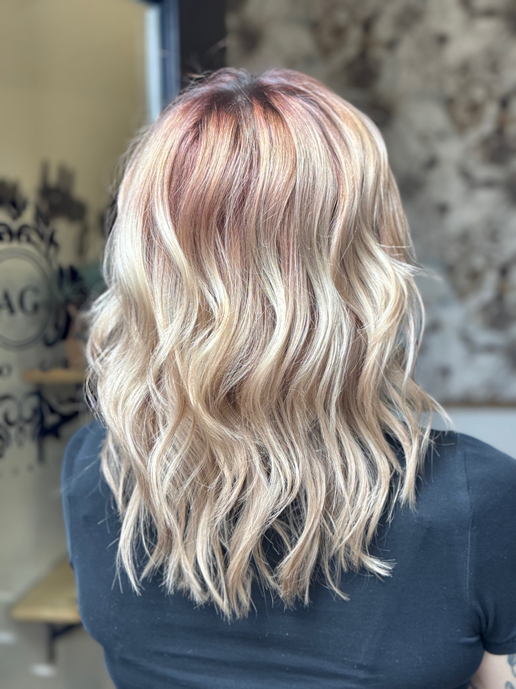 Hair extension mini move up at Ash to Grace Beauty in East Providence, RI