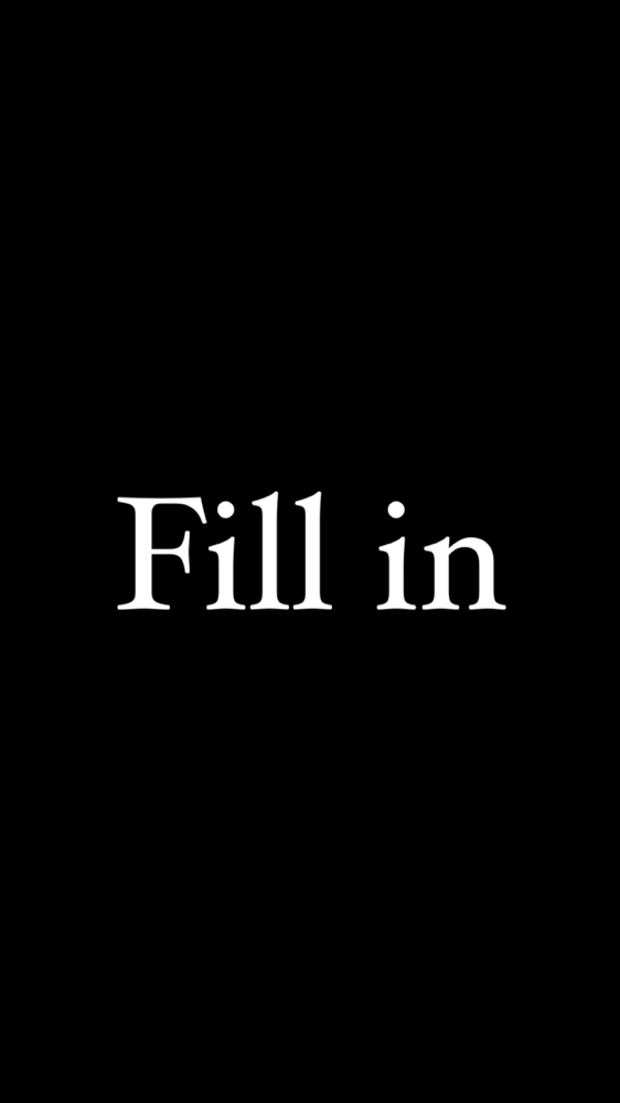 Fill In Classic