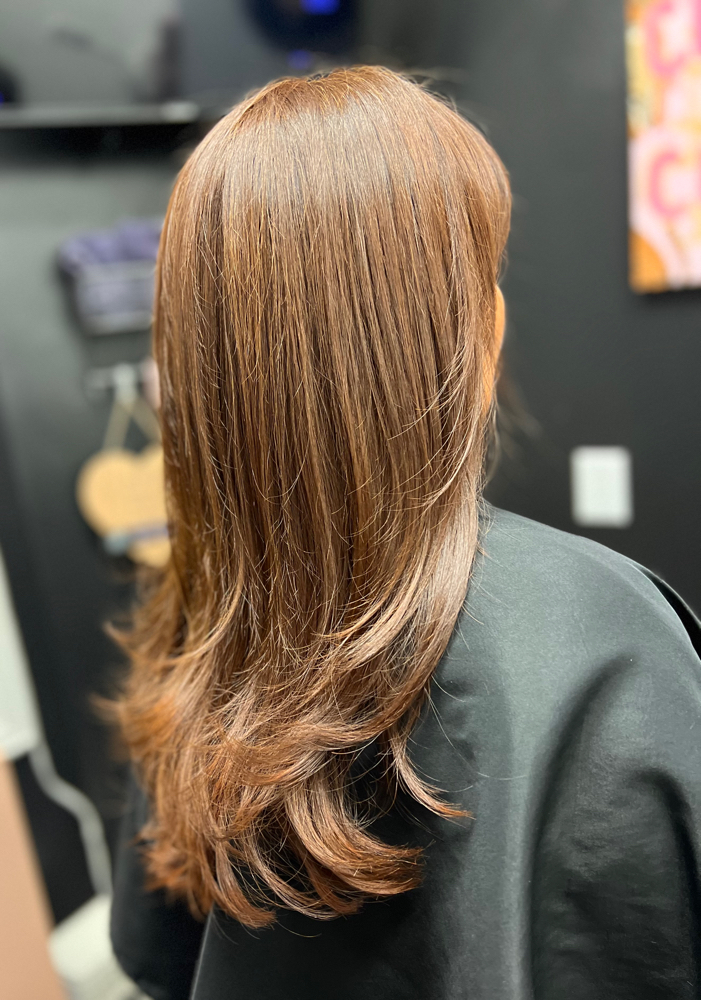 Solid Color Touch Up at Everything Beautiful Hair Studio in Dallas, TX