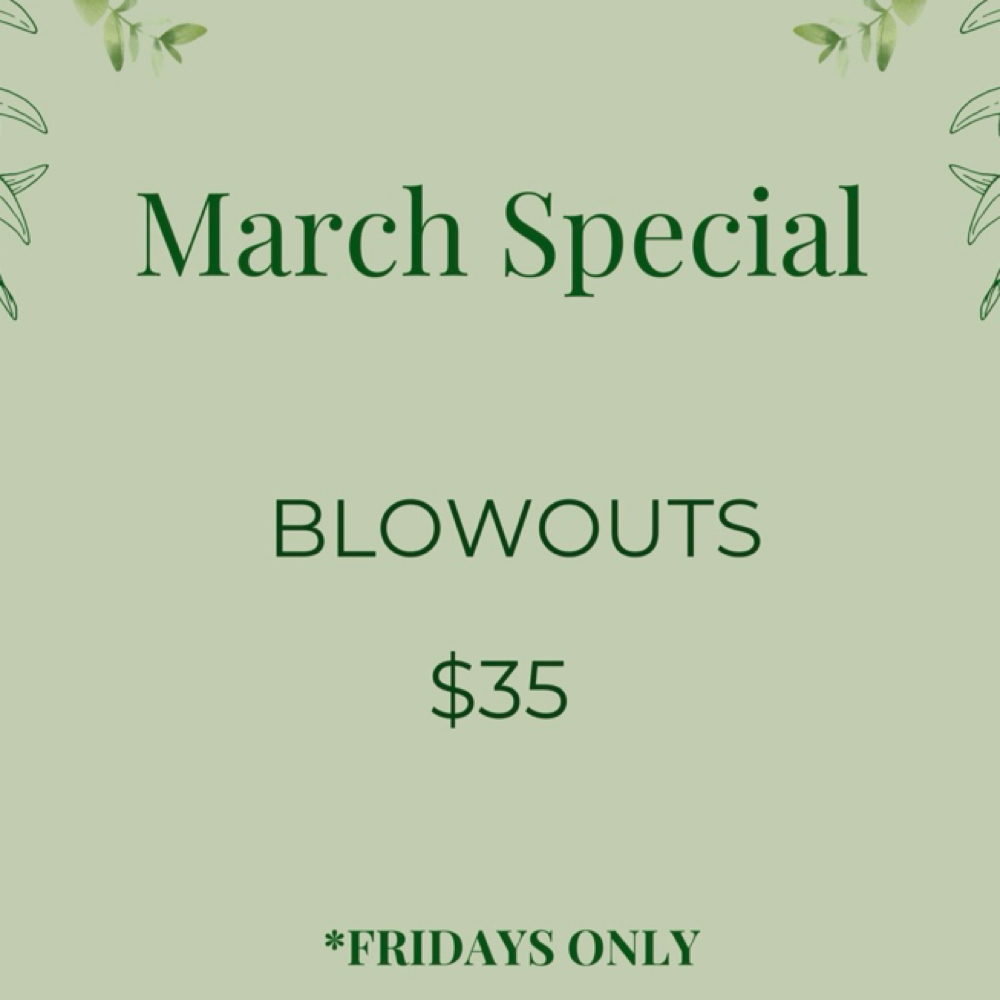 March Special: Blowout at Gabbie Cosmetology in Albany, OR