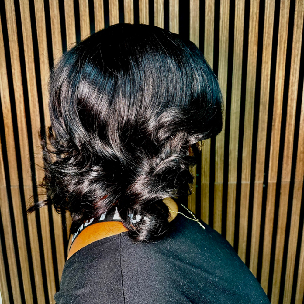 Back-to-School Silk Press at J. Mc Hair Studio in Hattiesburg, MS