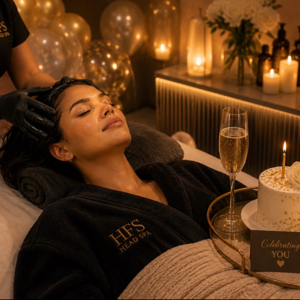 The Celebration Experience at HFS Trichology & HeadSpa Inc. in Stockton, CA
