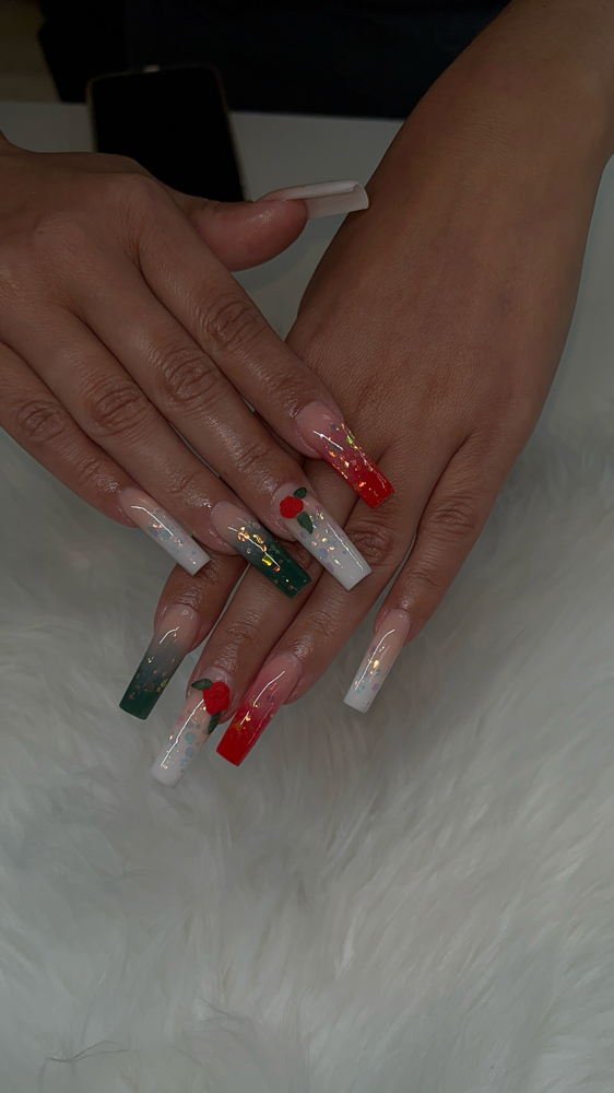 Ombre Full Set (xtra long)