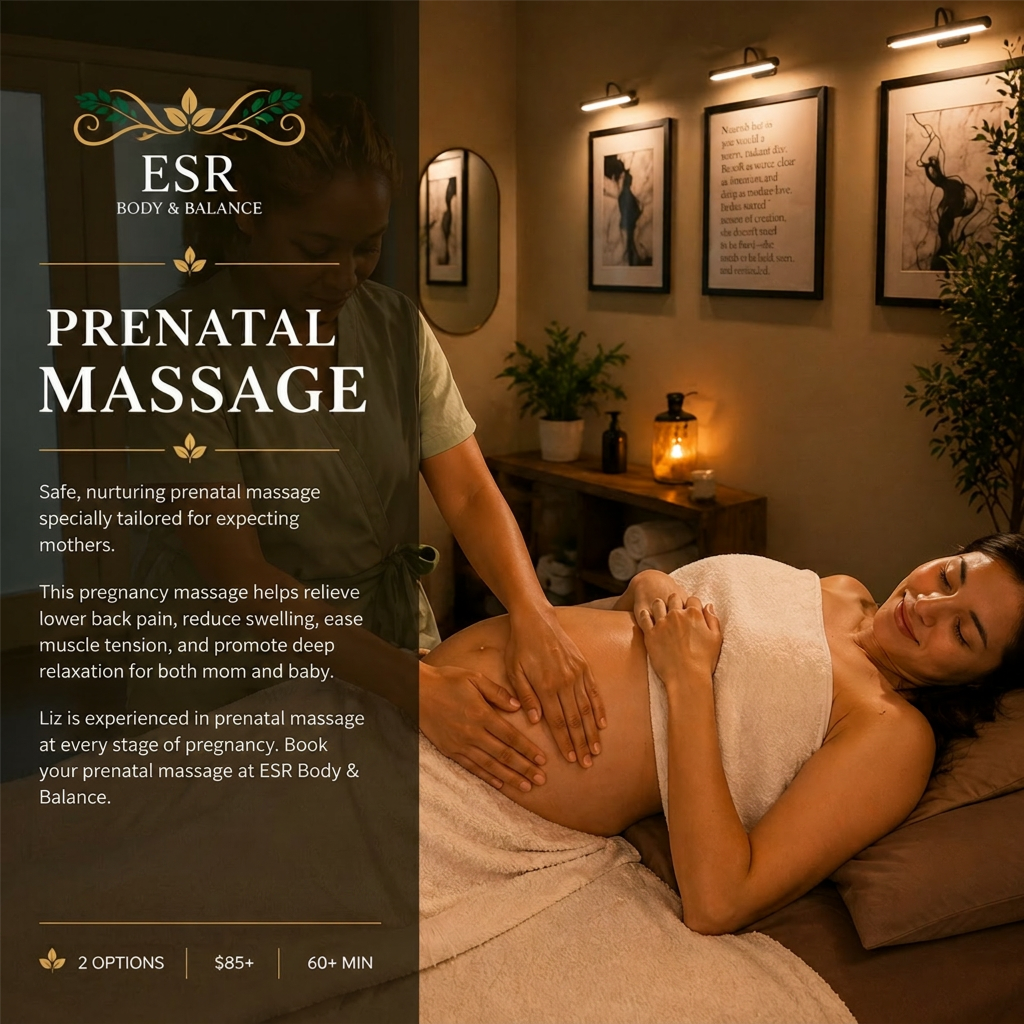 Prenatal Massage at ESR Body & Balance in Smyrna, GA