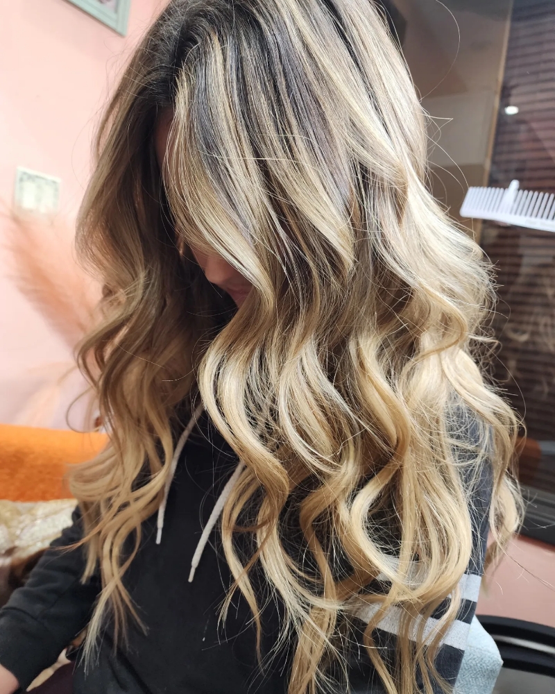 Half balayage