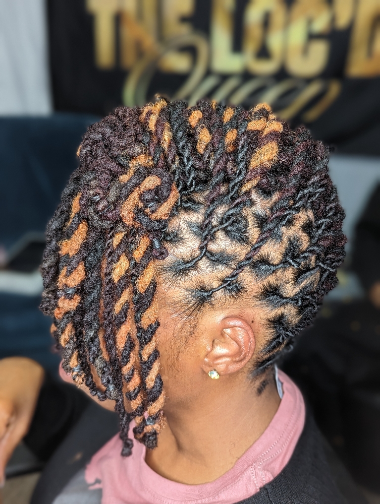 Rope Twist With Full Hilites at The Naturlist Locd Queen in Indianapolis, IN