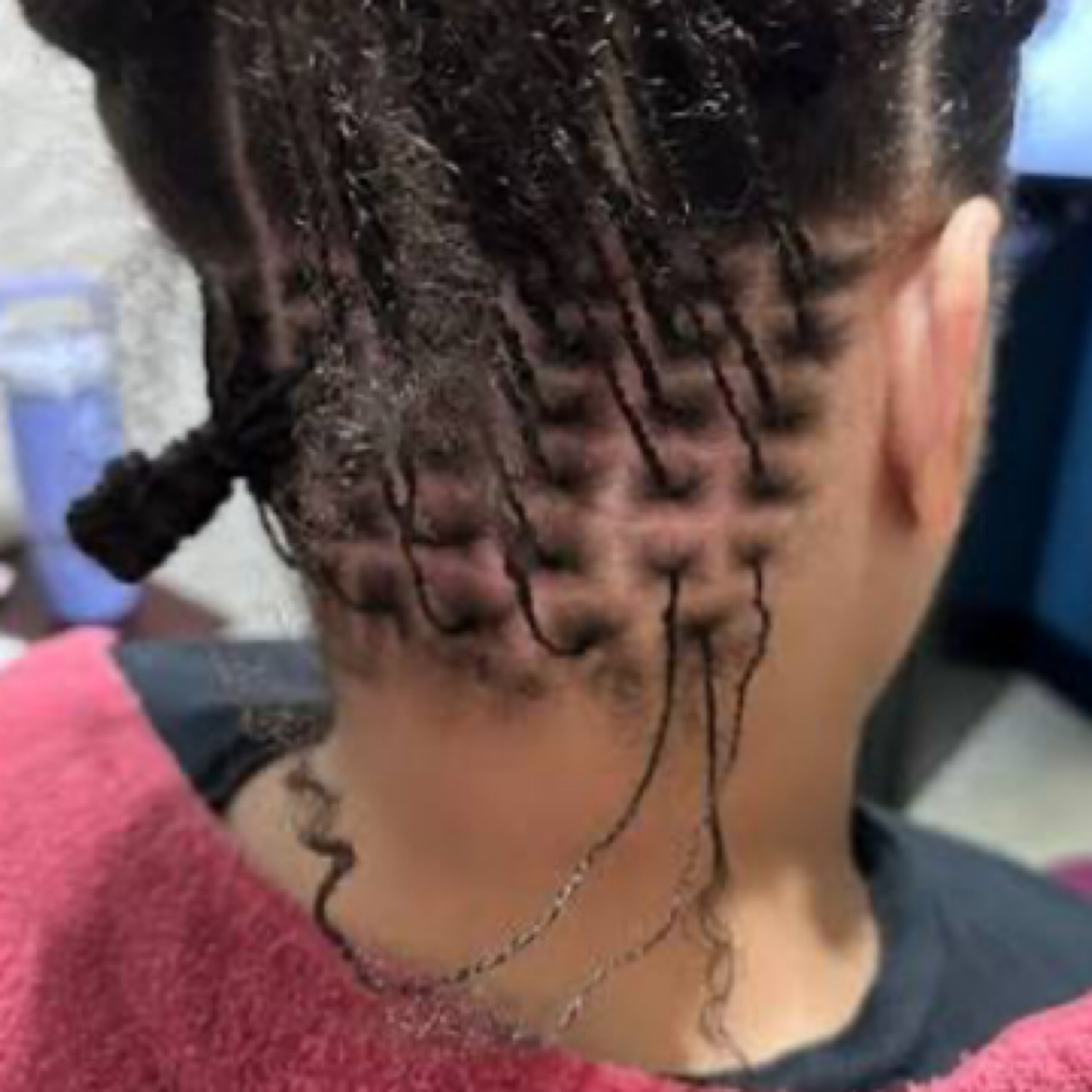 RETIE: SMALL LOCS at QC Locs & Lashes in Fort Worth, TX