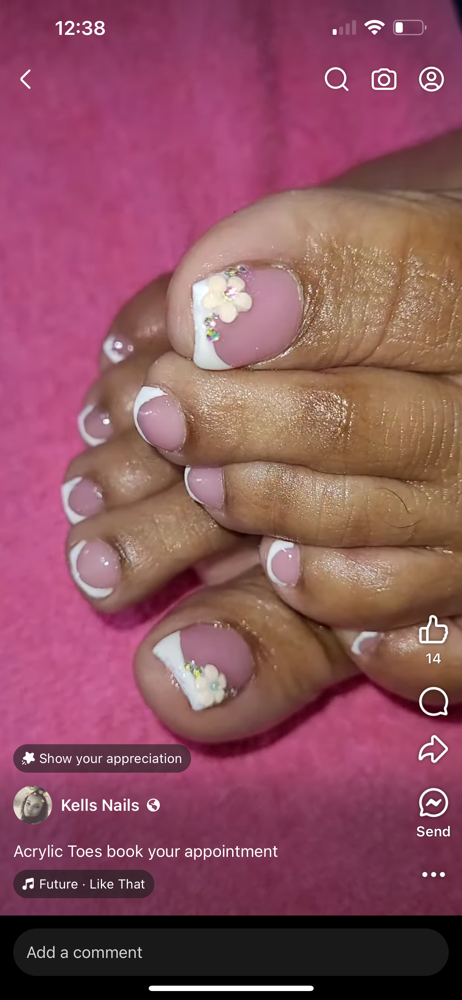 Acrylic Toes