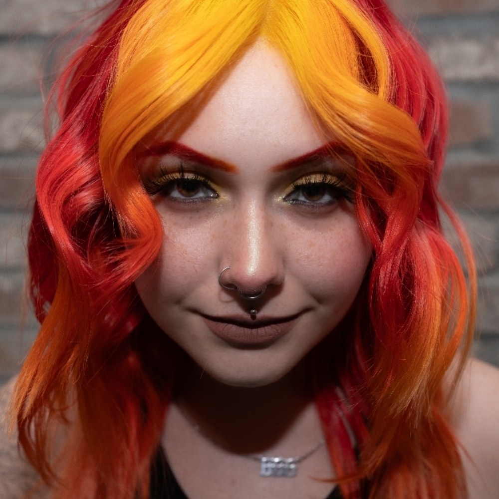 Vivid Hair color at Space Cat Hair Company in Palm Beach Gardens, FL