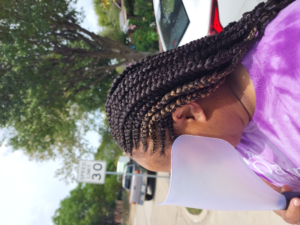 Half Braids/Half Sew-in at TALENTEDTLEE LLC in Dallas, TX