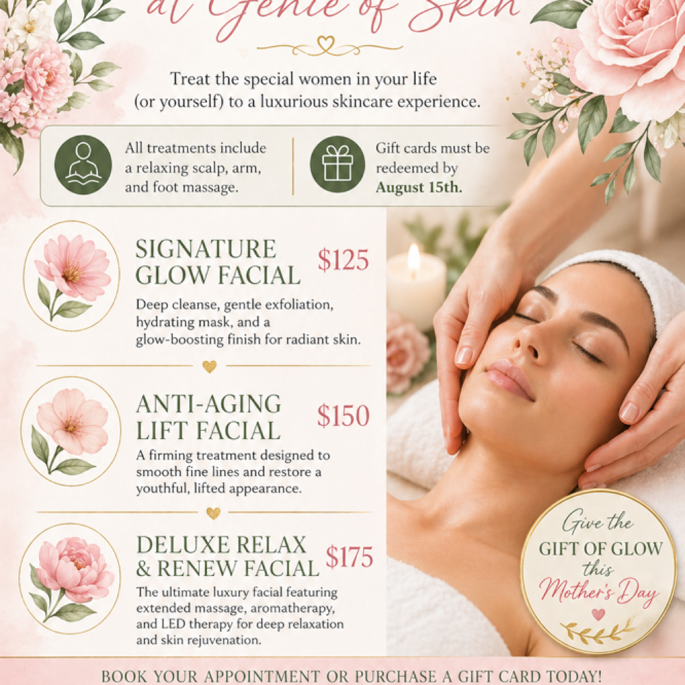 Mother’s Day Promotion at Genie of Skin in Mooresville, NC