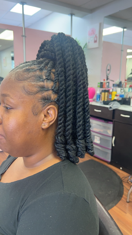 Knotless Locs MID BACK