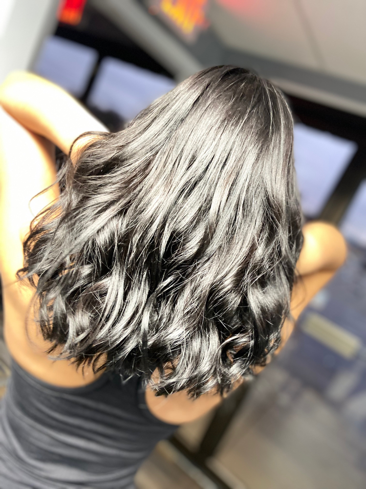 One Color With Olaplex Haircut