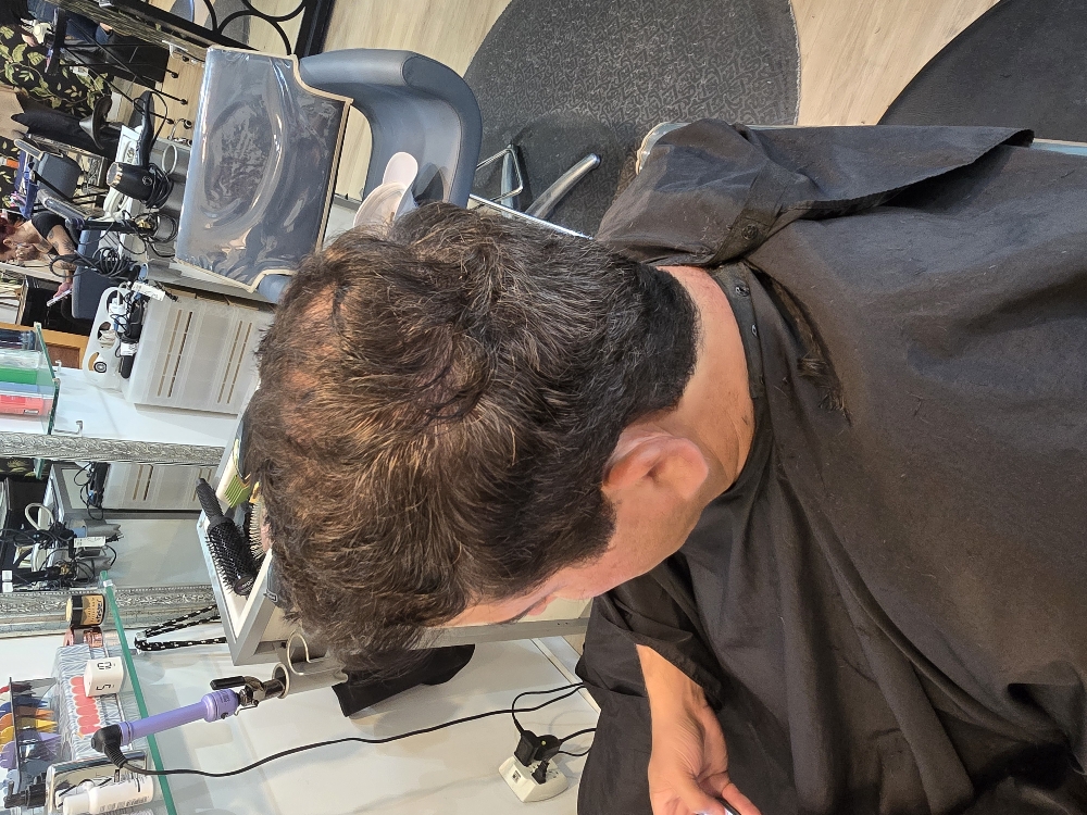 Men's Cut and Color at Clean Beauty Lab in Newport, RI