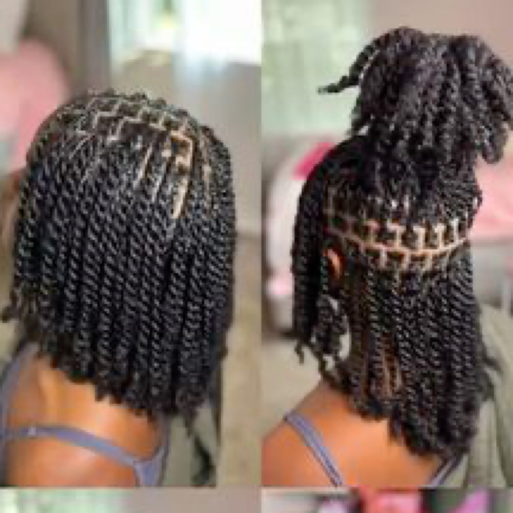 Two Strand Twist  Extension at Naturally twisted in Danbury, CT