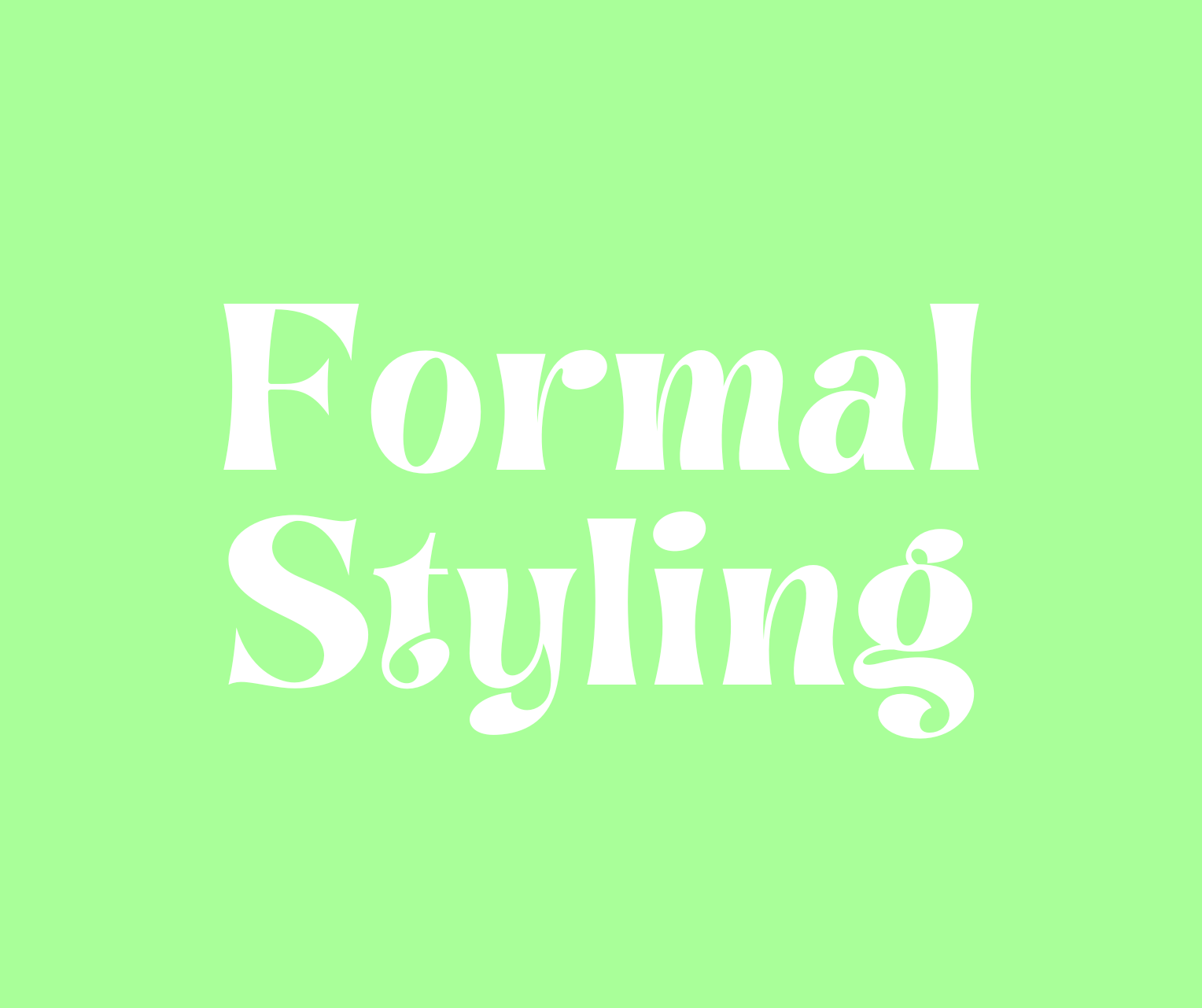 Formal/Event (Clean/Dry)