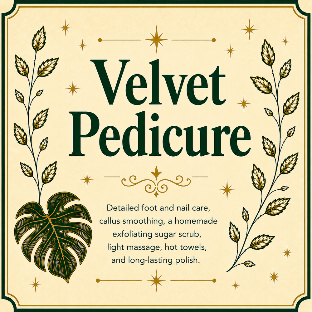 Velvet Pedicure at Ashley’s Little Nail Bar in Austin, TX