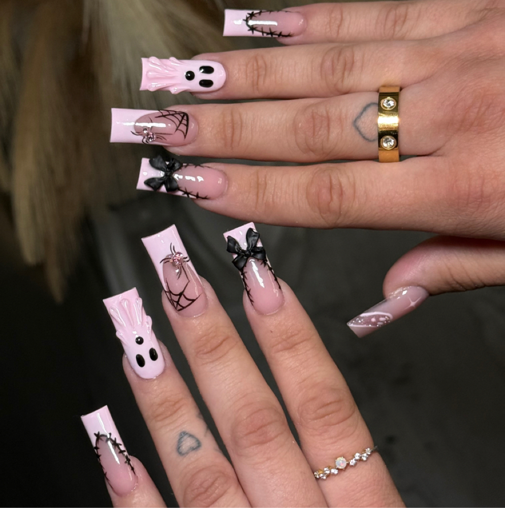Fall/Spooky Freestyle 🍂🎃 at NailsByNiiNii in Escondido, CA