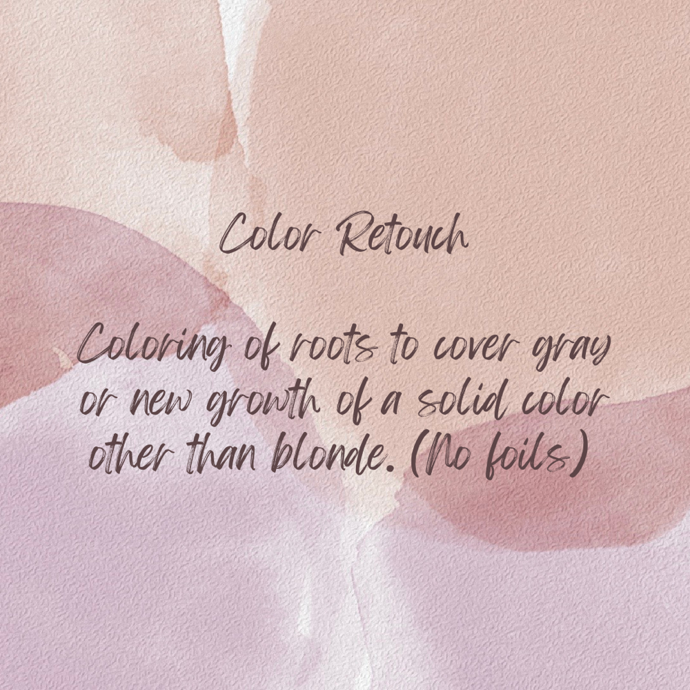 Color Retouch at Lilly Smith in Springfield, KY