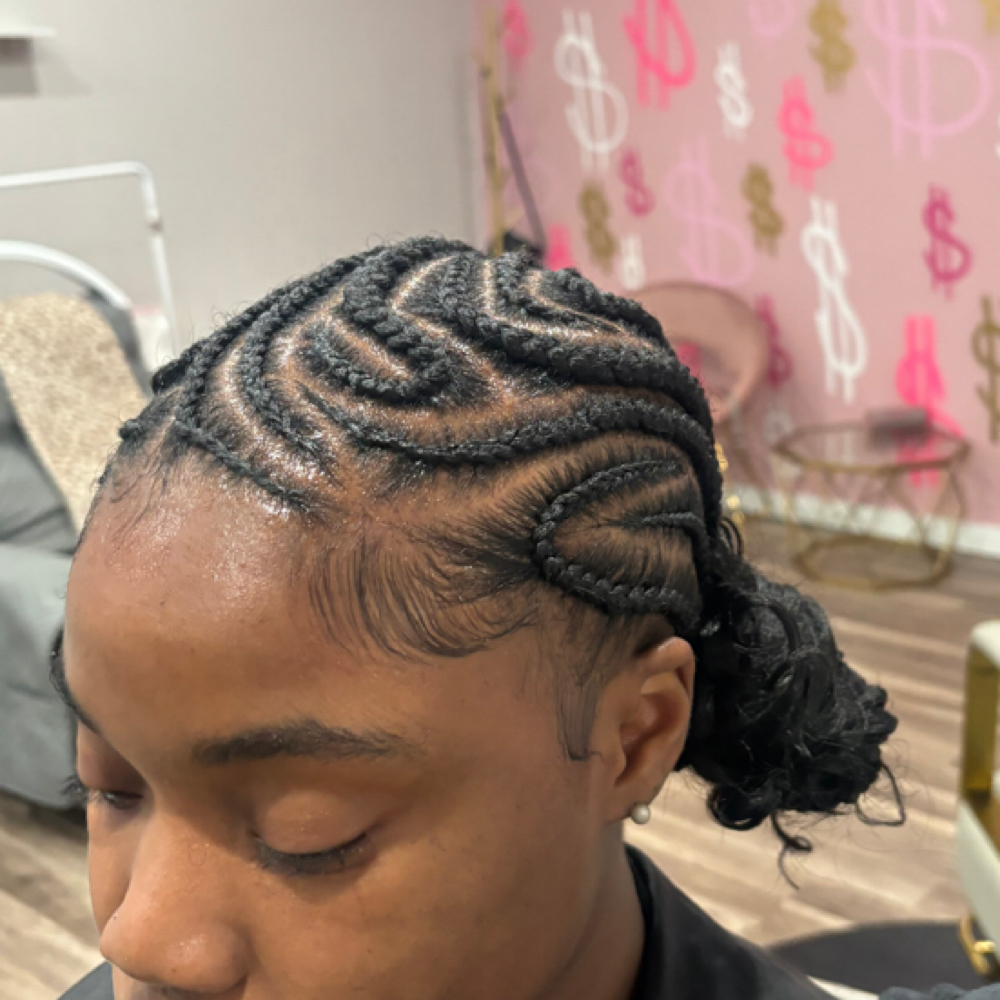 Freestyle Cornrows at Looks By Ti in Milford, CT