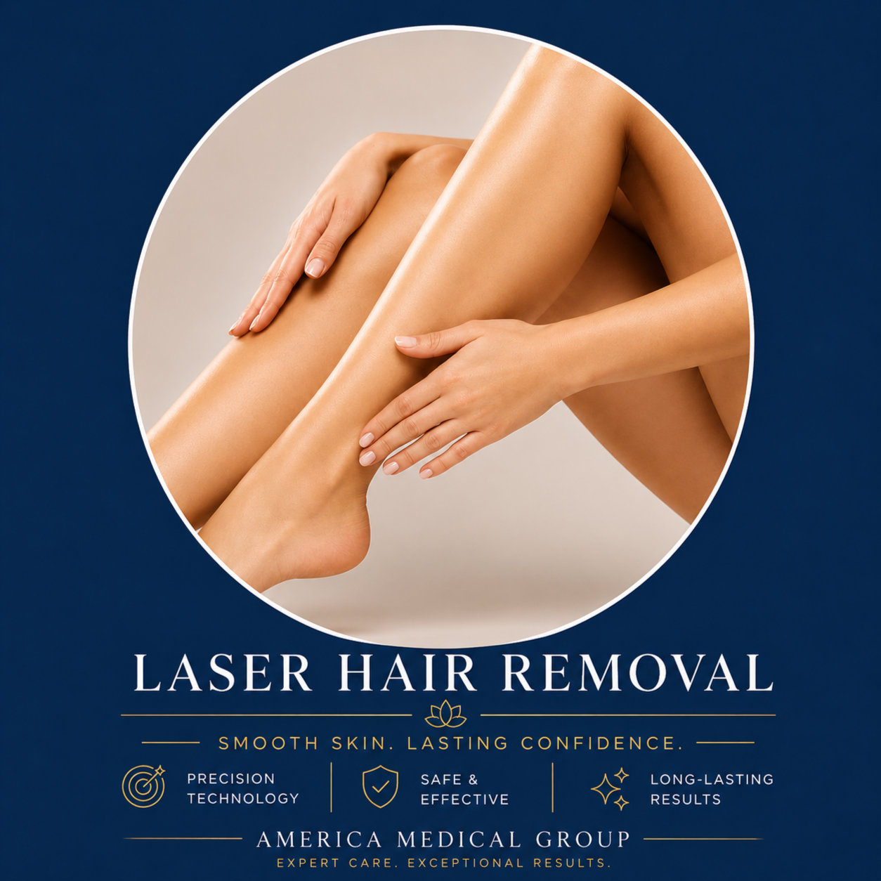 LASER HAIR REMOVAL - 714-981-2043 at America Medical Esthetics Services in Santa Ana, CA