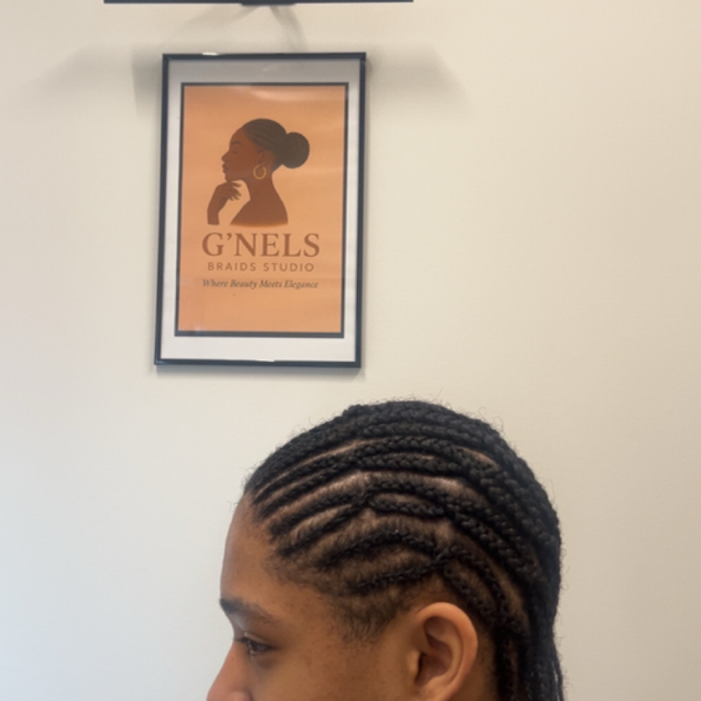 Teens Cornrows at G'Nels Braids Studio in LYNNWOOD, WA