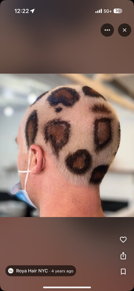Bleached Buzzcut Design (consult required)