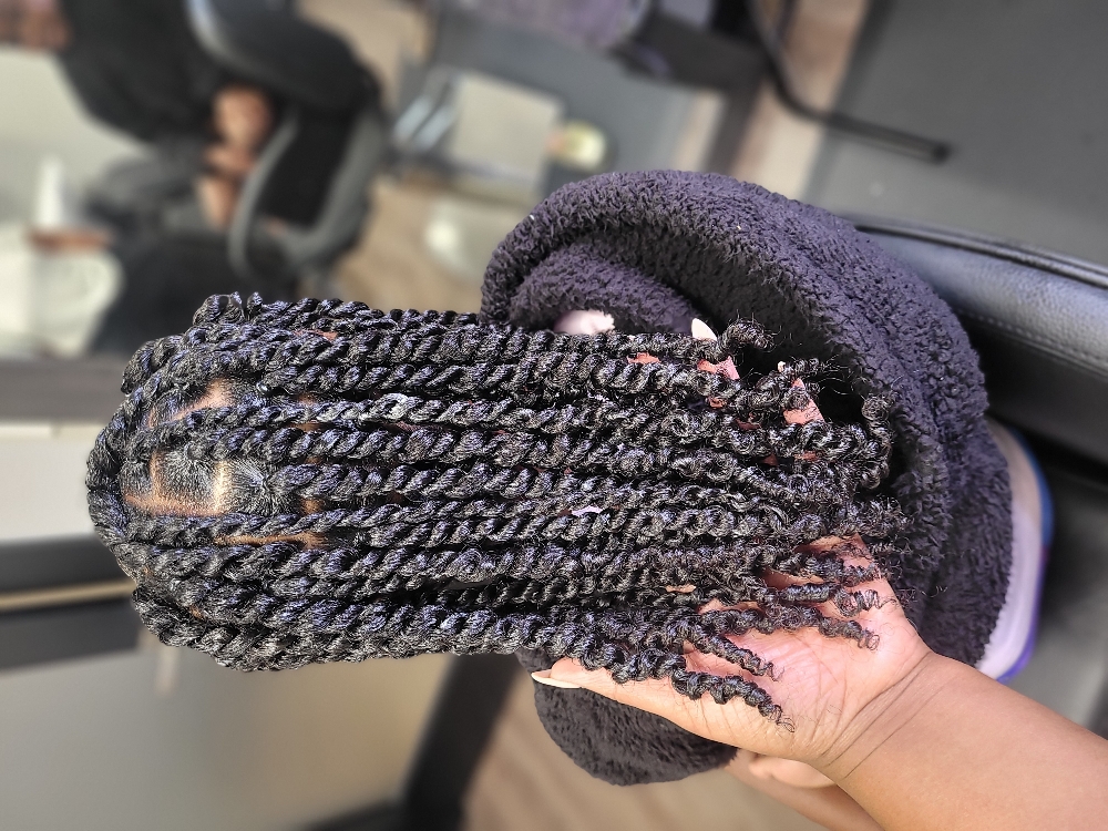 Two Strand Twist Long Hair