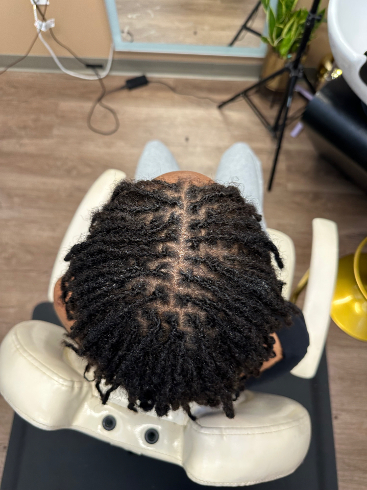 Micro Locs Root Retightening