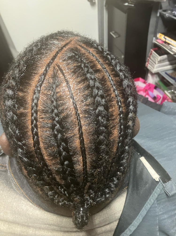Men Cornrow W/Shampoo