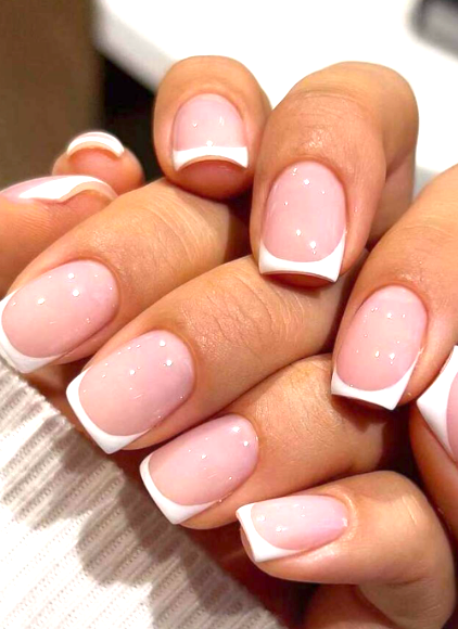 French Tip Classic - Fullset at Glamour Nails & Spa in Harker Heights, TX