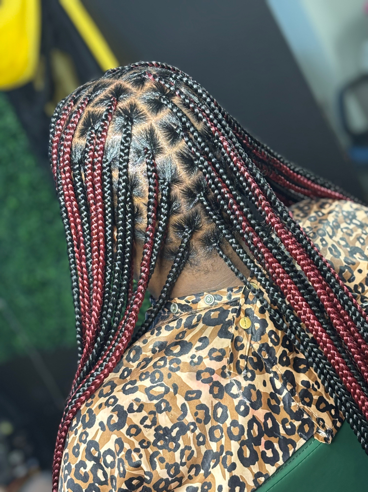 Medium Knotless Braids