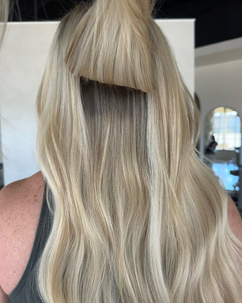 Weft Extension Install at Taylar Lee Hair in Nashville, TN