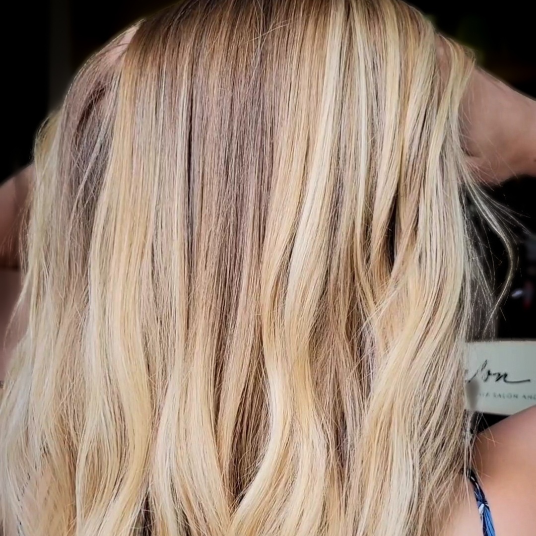 Partial Balayage at Erica Faye Hair in Spokane, WA