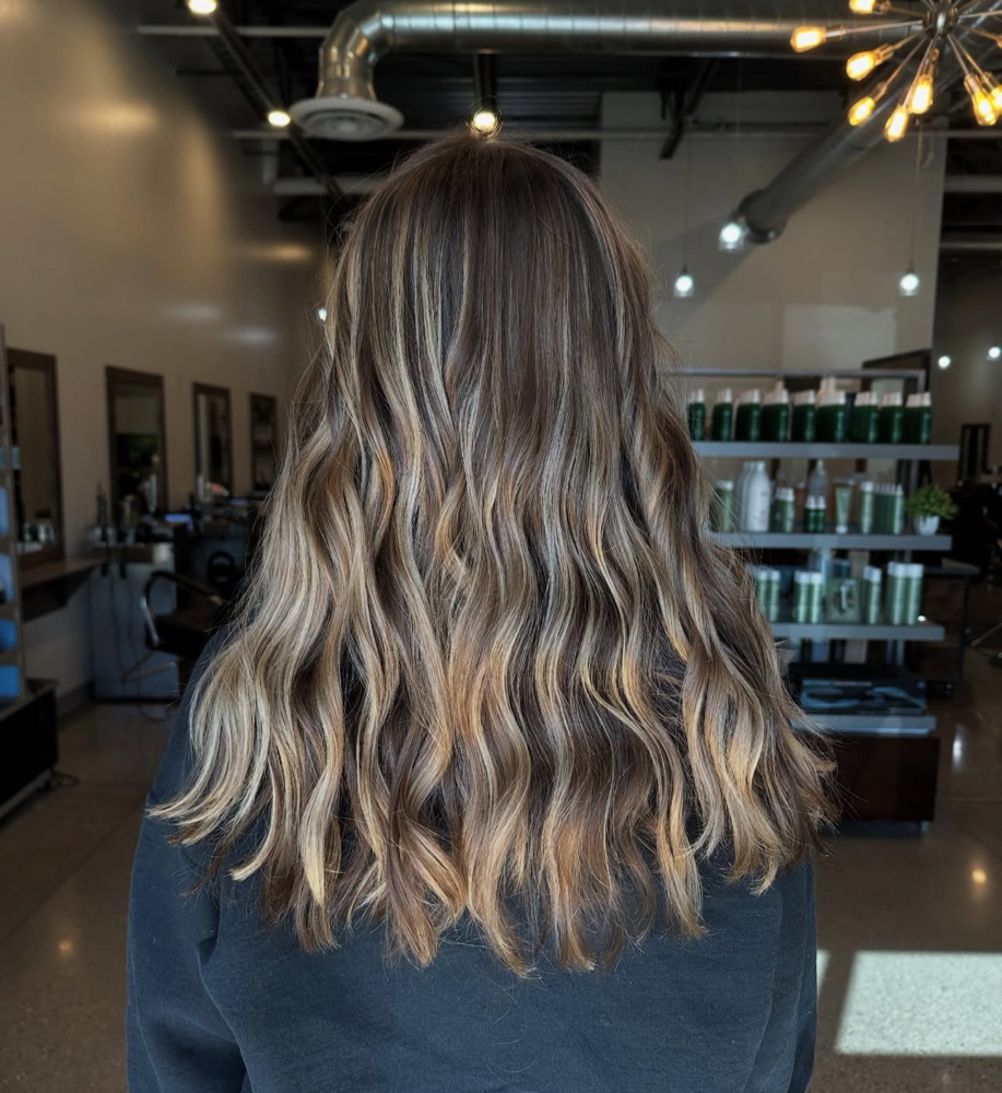 Partial Balayage Highlights