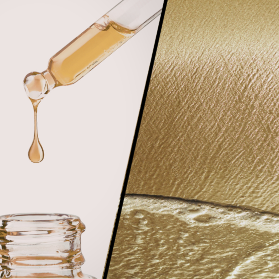 Gold Shimmer Drops/ Vanilla Scent at Ciao Bella Mobile Spray Tans in Little Falls, NJ