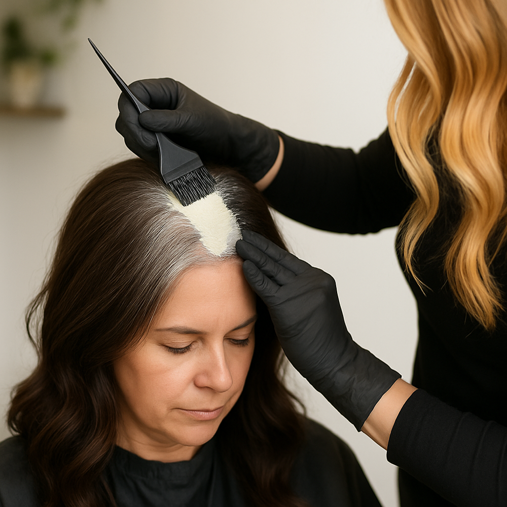 Root Touch Up at Lyneé LaMont in Roseville, CA