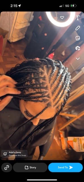 Fulani Braids at Aaliyah’s Creations in Manchester, NH