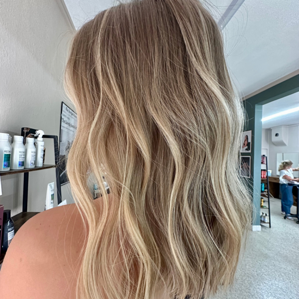 partial - the BLONDE edit at The Hair Bar in Lebo, KS