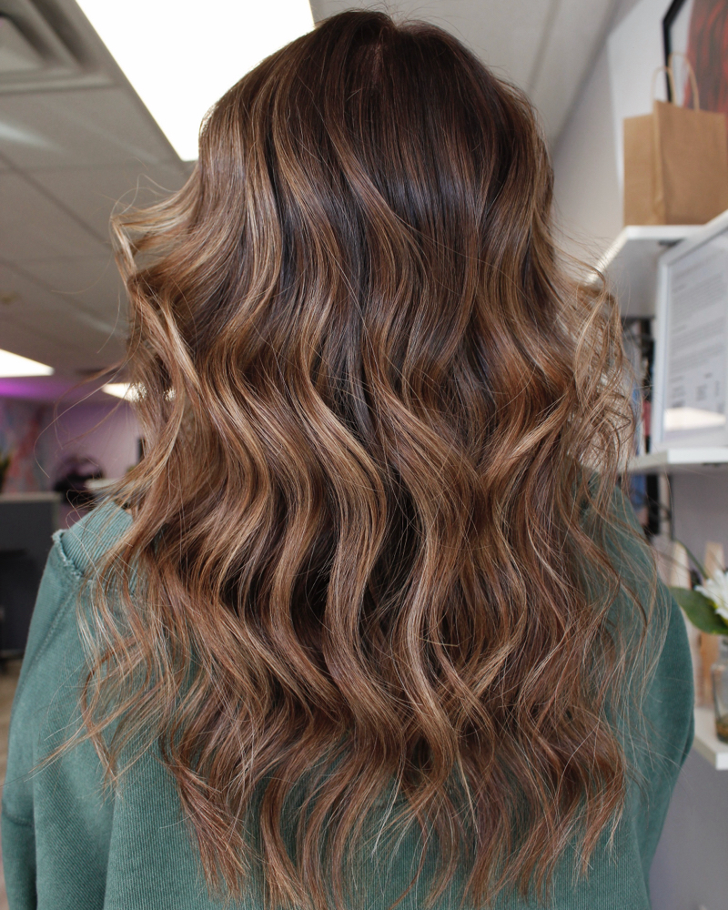 Root Touch Up With Blowdry