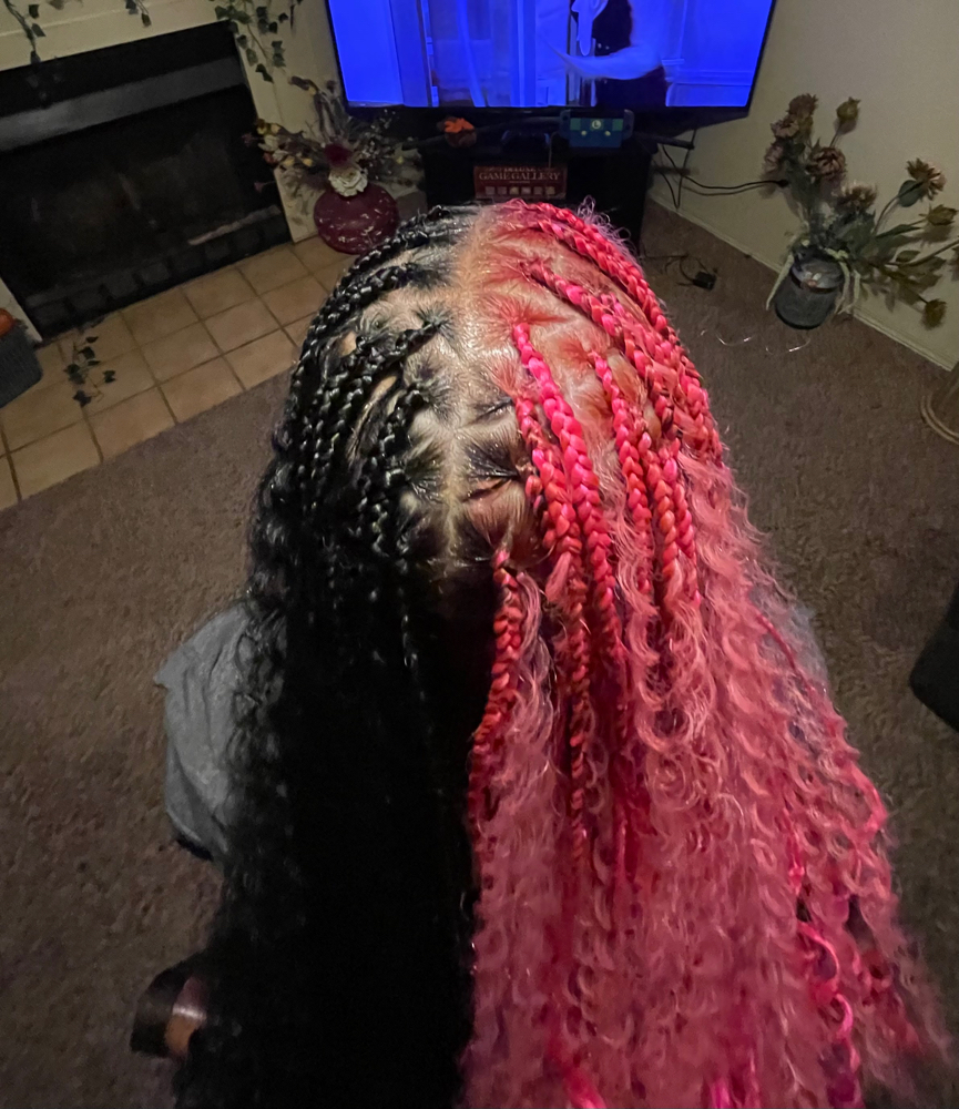 Boho Knottless Braids