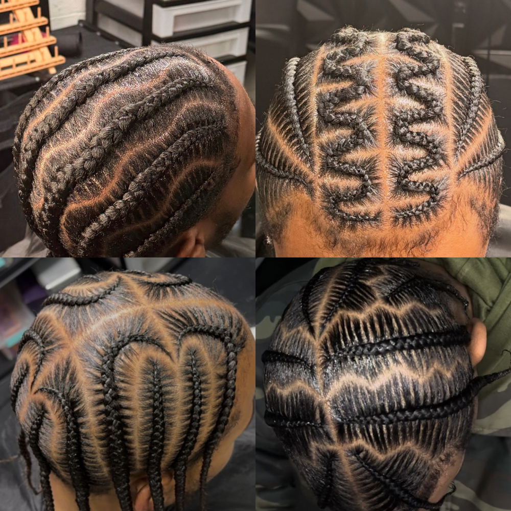 Freestyle STITCH Braids at DivasButterflyBeautyLLC 🧡 in Detroit, MI