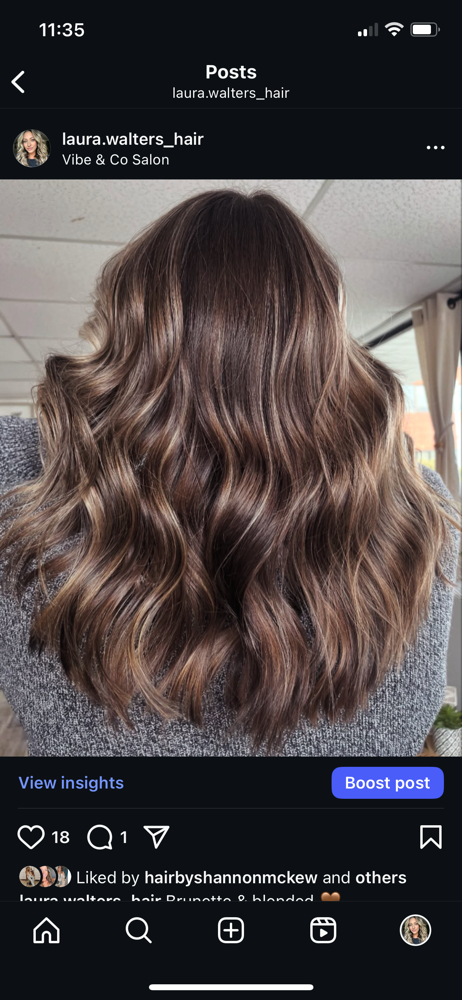 Partial Balayage & Cut