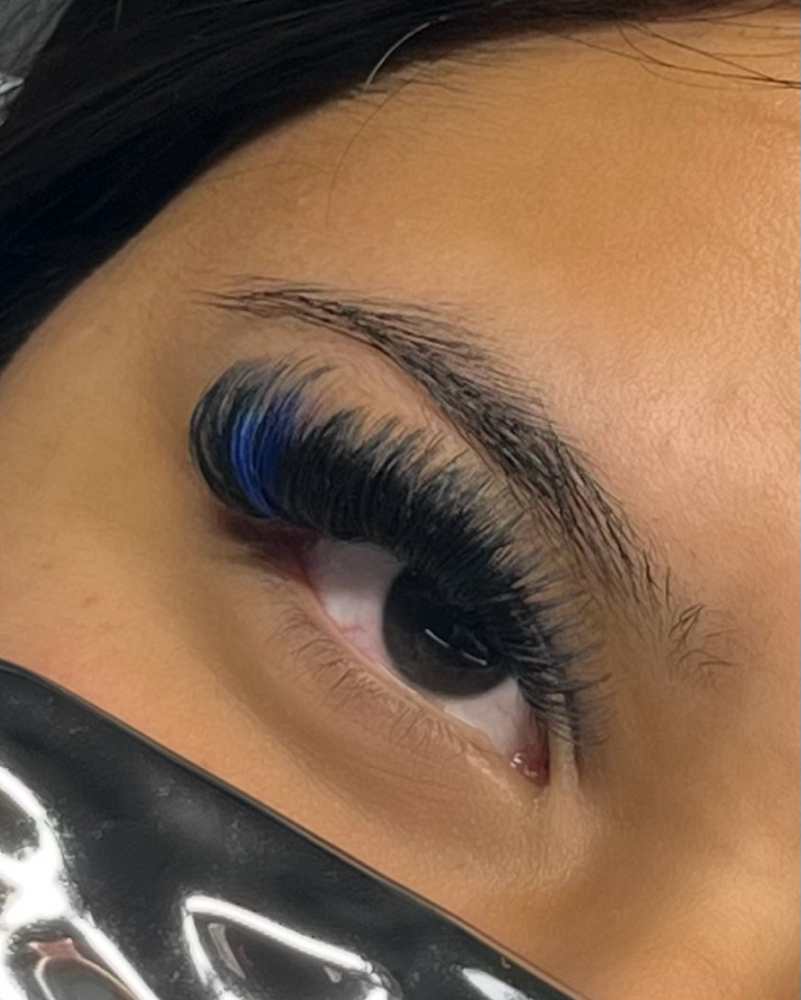 Colored Lashes at Ashxsthetics in Naples, FL