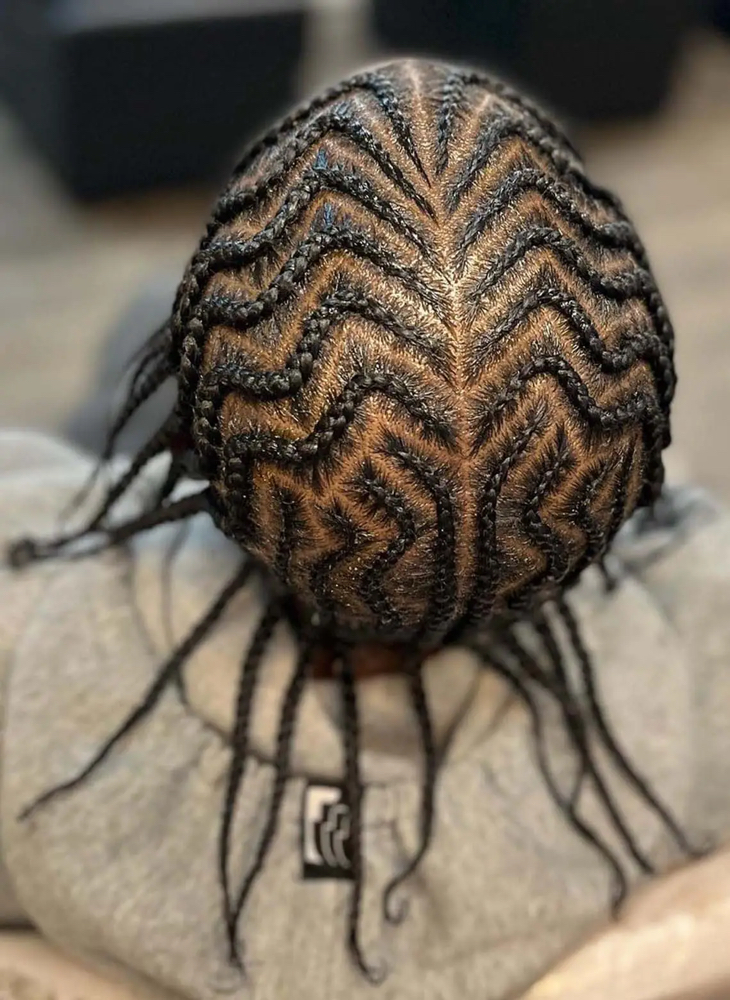 Men's Micro cornrows