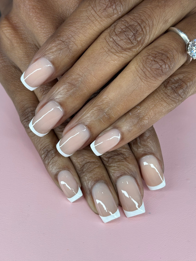 French Tip at Hard Gel by Mae in Palm Bay, FL
