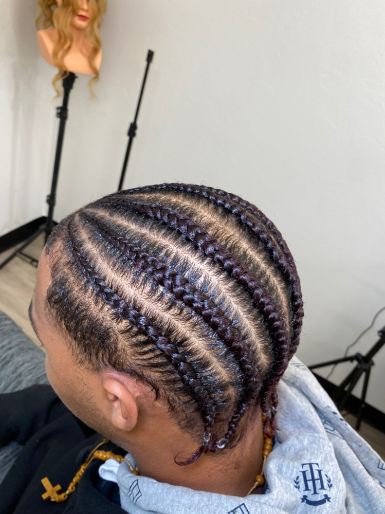 Straight Back Braids