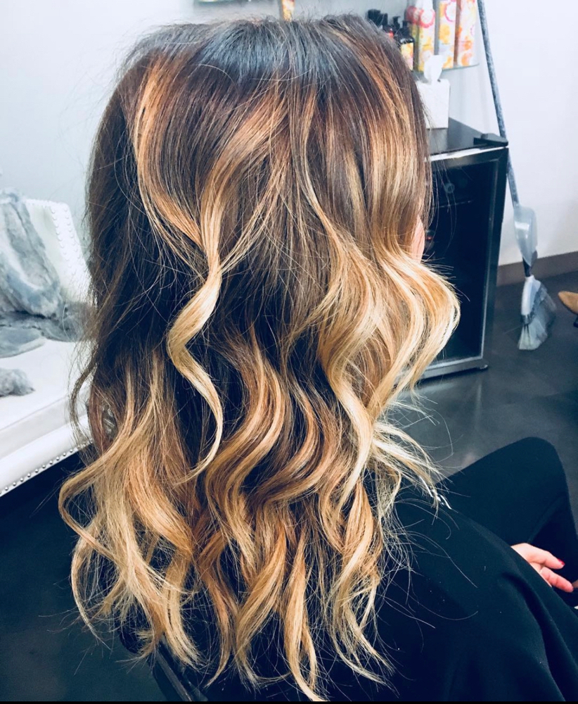 Full Balyage, Ombre,flamboyage +Cut