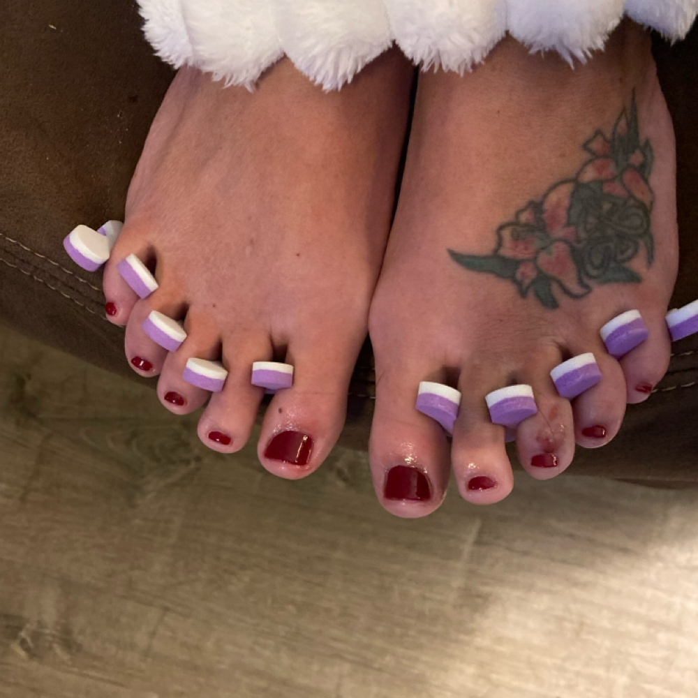 Regular Polish Toes at Kels Nails in Jacksonville, FL