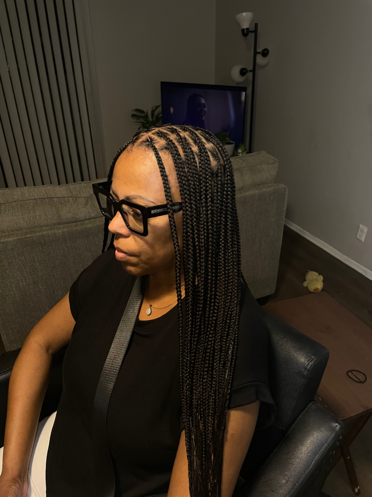 Small - Medium Knotless Box Braids